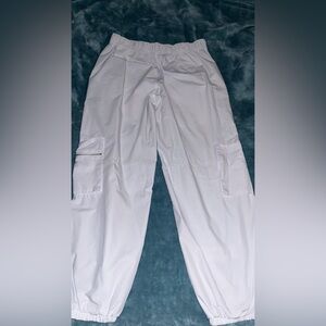 White Cargo Pants